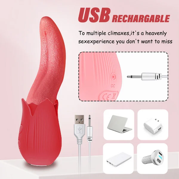 Ivy - Upgraded Rose Tongue Flicking Toy