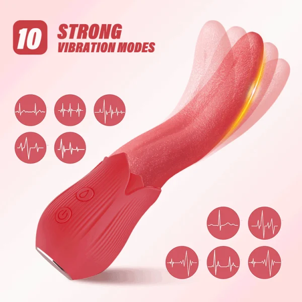 Ivy - Upgraded Rose Tongue Flicking Toy