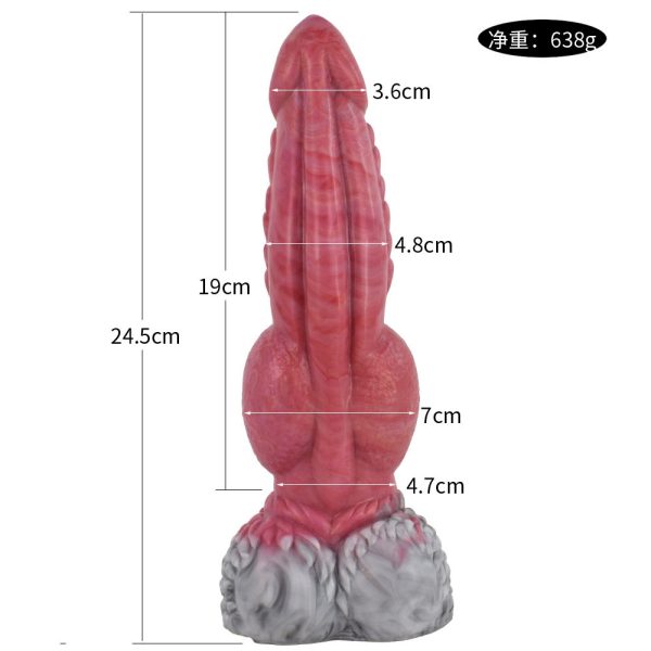 Lincoln - Black K9 Dildo 9.6 Inch