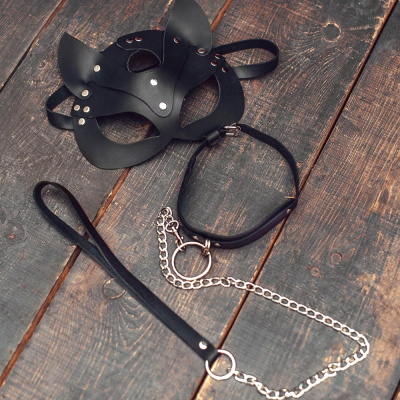 Lolita - Cat Mask With Chain Collar