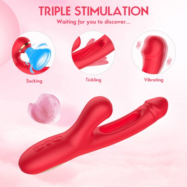 LūNo - Vibrating Suction Tapping G-Spot Vibrator for Triple Climax