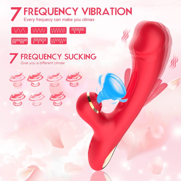 LūNo - Vibrating Suction Tapping G-Spot Vibrator for Triple Climax