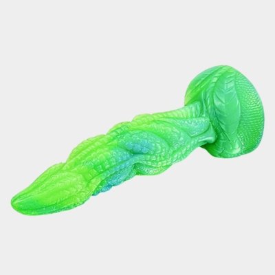 Luminous Monster Realistic Green Dildo 8.1 Inch