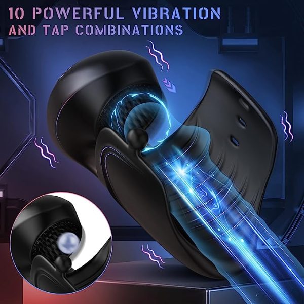 Tlaco - Male Dick Hands-Free Adjustable Size Vibrator