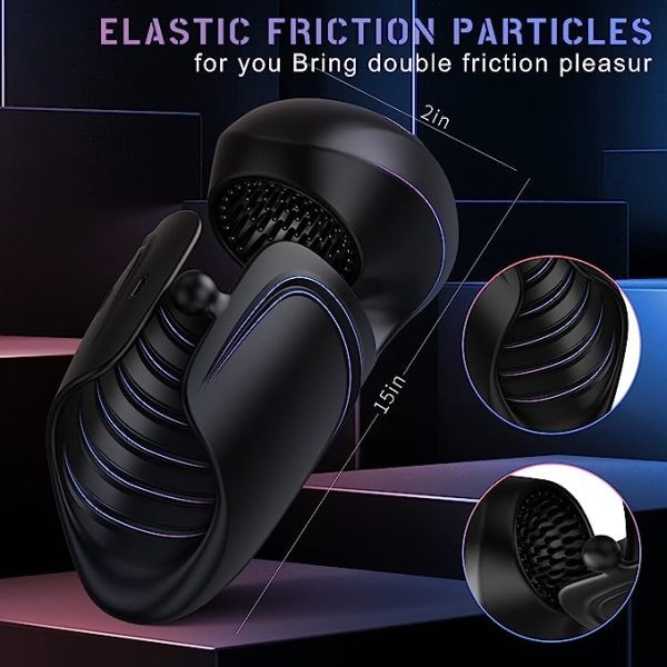 Tlaco - Male Dick Hands-Free Adjustable Size Vibrator