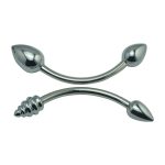 Metal Curvy Dildo G Spot Double Head Replaceable Sex Toy