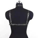 Milenka - Leather Female Chest Harness