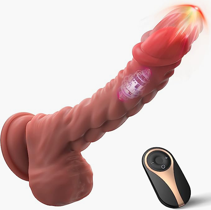 Nete - Long Thrusting Dildo 9.8 Muscle Texture