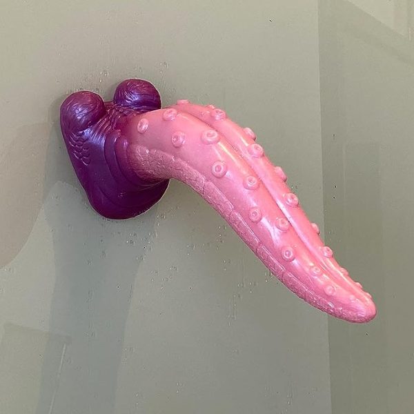 Pink Giant Monster Tentacle Dildo with Suction