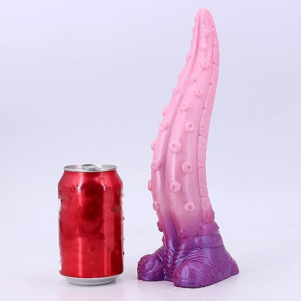 Pink Giant Monster Tentacle Dildo with Suction