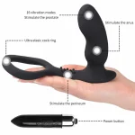 Small Prostate Massager With Cock Ring for Beginners