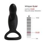 Prostate Plug Vibrating  Massager With Penis Ring for Men