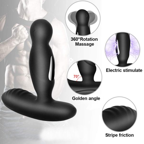 Prostate Stimulator Electro Massager Vibrators Wireless Anal Toy