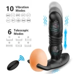 Prostate Vibrator With Thrusting Dildo APP Control Anal Toys