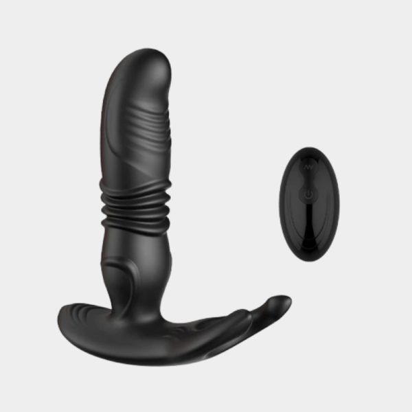 Prostate Vibrator With Thrusting Dildo APP Control Anal Toys