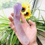 Purple Crystal Dildo 7 Inches