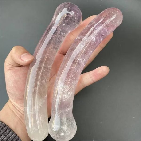 Purple Crystal Dildo 7 Inches