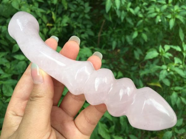 Rhea - Quartz Dildo Natural Pink 7.2 Inch