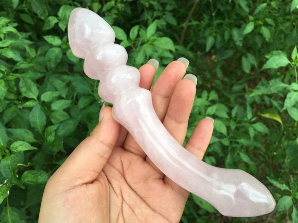 Rhea - Quartz Dildo Natural Pink 7.2 Inch