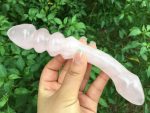 Rhea - Quartz Dildo Natural Pink 7.2 Inch