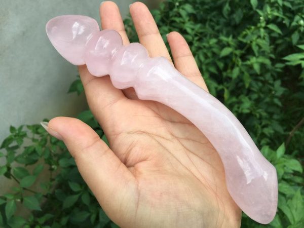 Rhea - Quartz Dildo Natural Pink 7.2 Inch