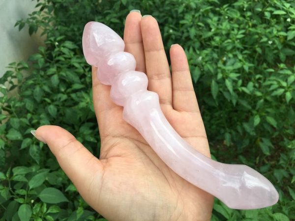 Rhea - Quartz Dildo Natural Pink 7.2 Inch