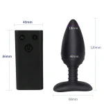 Remote Vibrating Butt Plug Prostate Massager Ass Sex Toy