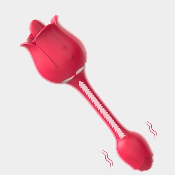 The Rose Licking Toy and Vibrating Rosebud