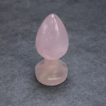 Rose Quartz Butt Plug  Anal Trainers Ass Sex Toy