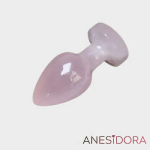 Rose Quartz Butt Plug  Anal Trainers Ass Sex Toy