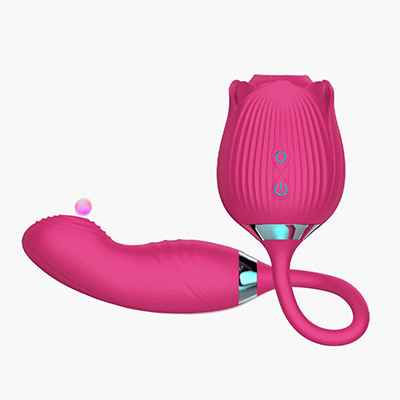 Rose Suction Stimulator With Bullet