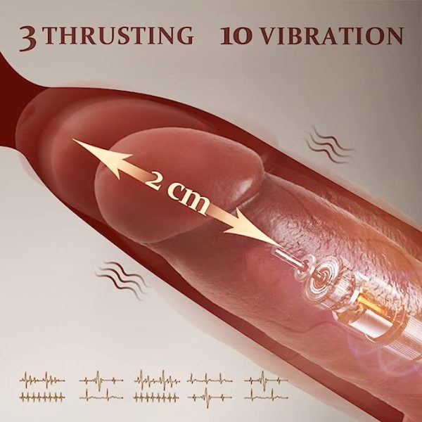 Rudá- Huge & Thick Thrusting Dildo 9.8”*2.5”