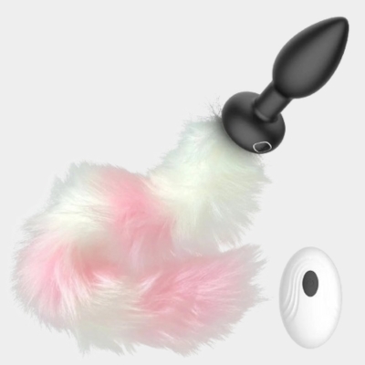 Ruffles - Vibrating Fox Tail Butt Plug