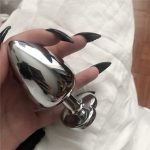 Diamond Heart Butt Plug Stainless Smooth Toys