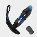 Saul Glans 3 Vibrating and Thrusting Cock Ring Prostate Massager