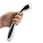 Steel Dildo G Spot Wand Curved Metal Sex Toy