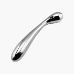 Steel Dildo G Spot Wand Curved Metal Sex Toy