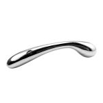 Steel Dildo G Spot Wand Curved Metal Sex Toy