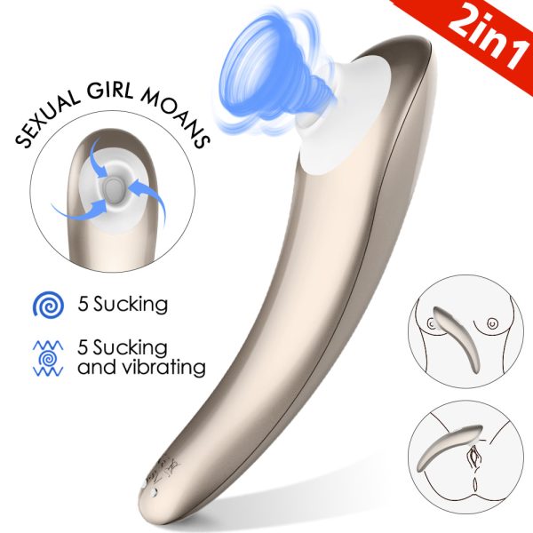 Air Pressure Vibrator for Women, Nipple Stimulator