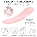 Air Pressure Vibrator for Women, Nipple Stimulator