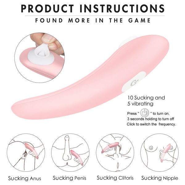 Air Pressure Vibrator for Women, Nipple Stimulator