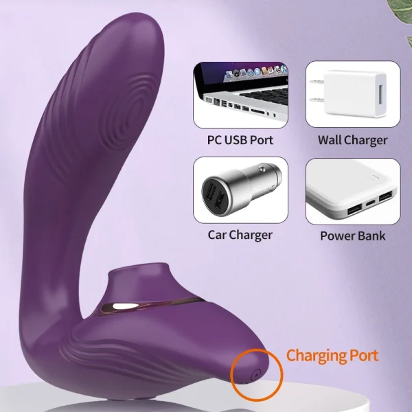 The Sensual Vibe 3 in 1 Sucking Vibrator