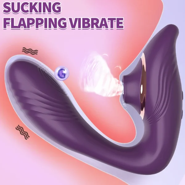 The Sensual Vibe 3 in 1 Sucking Vibrator