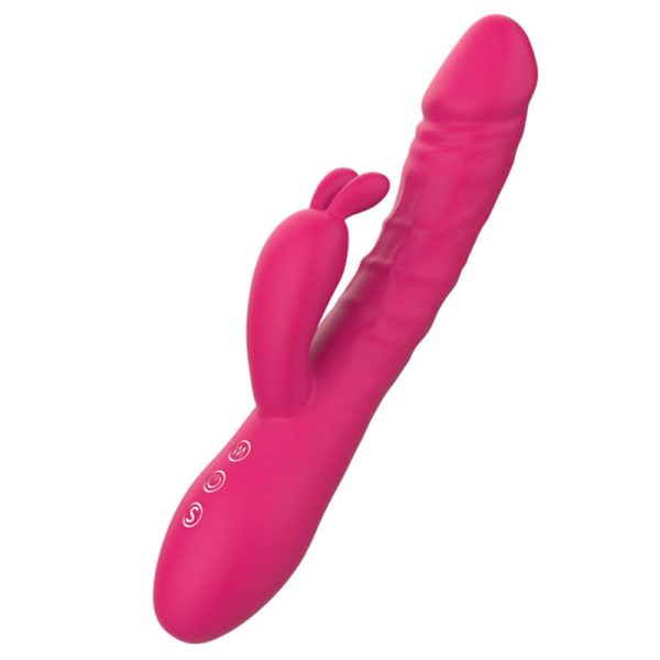 Ruby - Thrusting Rabbit Vibrator with 10 Vibrating Mode