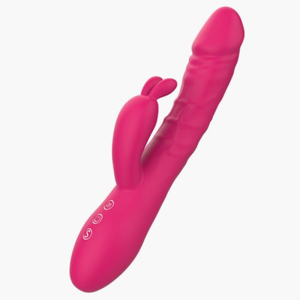 Ruby - Thrusting Rabbit Vibrator with 10 Vibrating Mode