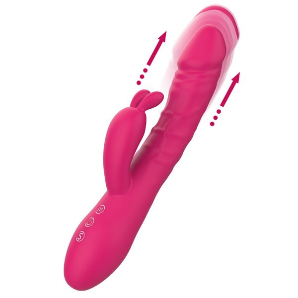 Ruby - Thrusting Rabbit Vibrator with 10 Vibrating Mode