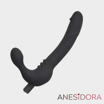 Tyche - Double Sided Strap on Vibrating Dildo for Lesbian