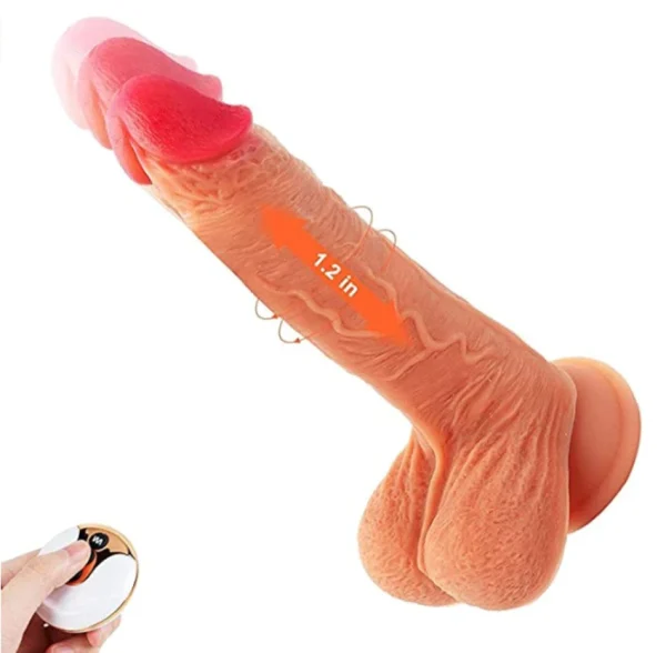 Vesta - Throbbing Life-Like Dildo 7.5 Inches