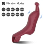 Vibrating Finger Nipple Clitoris Stimulator Silicone Sex Toy