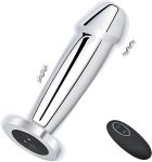 Vibrating Metal Dildo 3.5 Inches